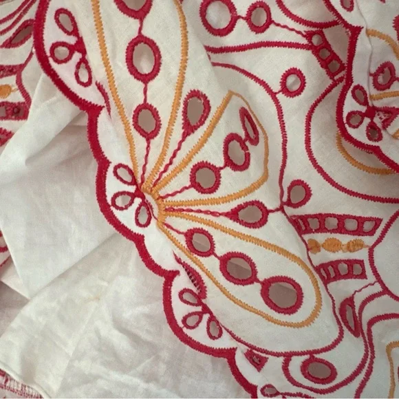 Charo Ruiz Ibiza Megan Strapless Broderie Anglaise Cotton Blend Mini Dress  - coffeafoods.com